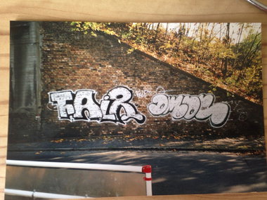 Graffiti Bombing in Berlin - Photo by ALISM - Fair, Dmol (2000)