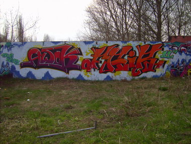Graffiti Wall in Berlin - Photo by ALISM - Awok, Fair, Al (2006)