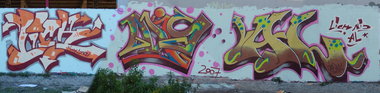 Graffiti Wall - Photo by ALISM - Lick, Nis, Al (2007)