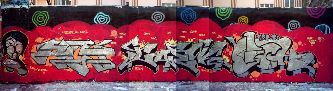 Graffiti Wall - Photo by ALISM - Act, Coek, Lick (2008)