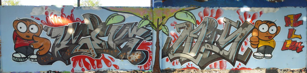 Graffiti Wall in Berlin - Photo by ALISM - Coek, Nis (2008)