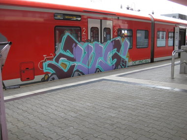 Graffiti Wall in Mannheim - Photo by ALKOHOLICS - zug, hanf, onf