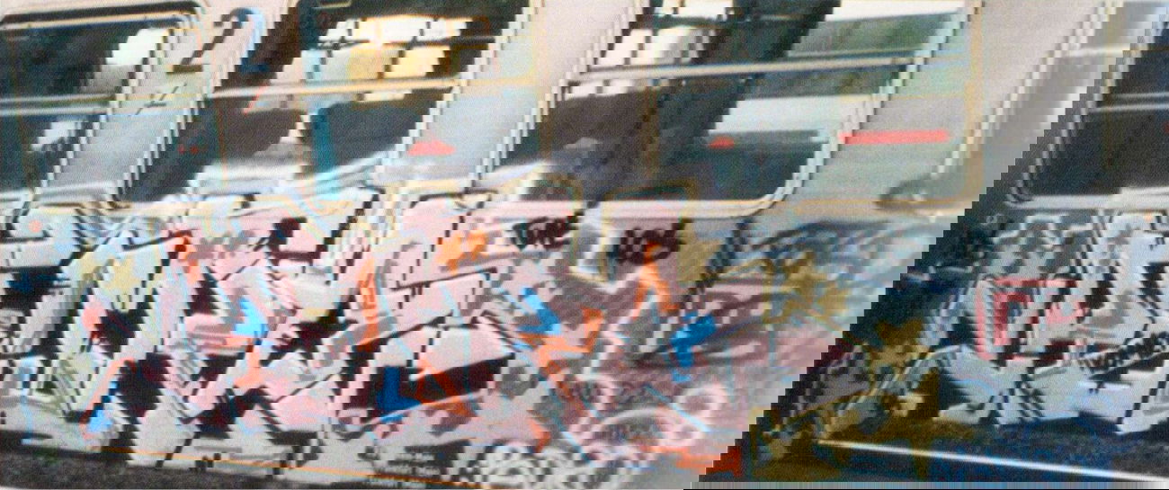 Graffiti Train - Photo by ALLESdrehtSICH - PEDRO, _, TUT (1996)