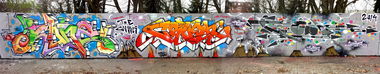 Graffiti Wall - Photo by ALLESdrehtSICH - KONE, CRUSH, PUNK (2014)