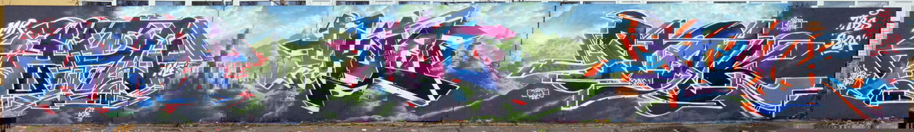 Graffiti Wall - Photo by ALLESdrehtSICH - mr., CAPOne, (pole67-SBA) (2014)