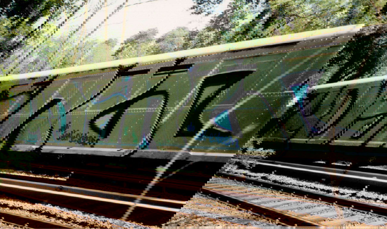 Graffiti Train - Photo by ALLESdrehtSICH - ADS, RCB