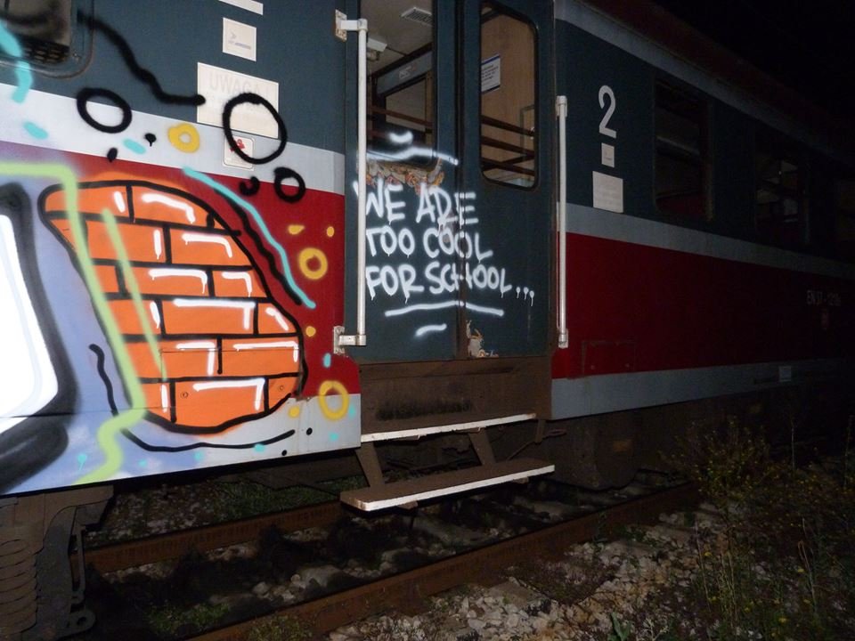 Graffiti Train - Photo by ALLorNOTHING