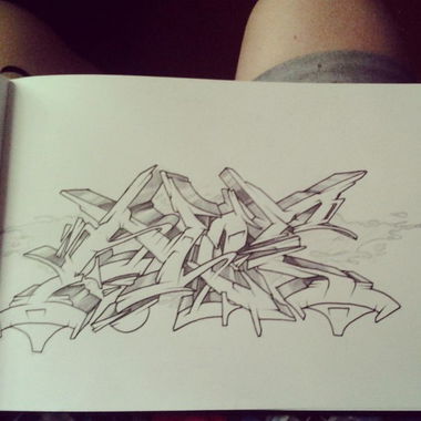 Graffiti Sketch - Photo by ALOE_FIFTEEN