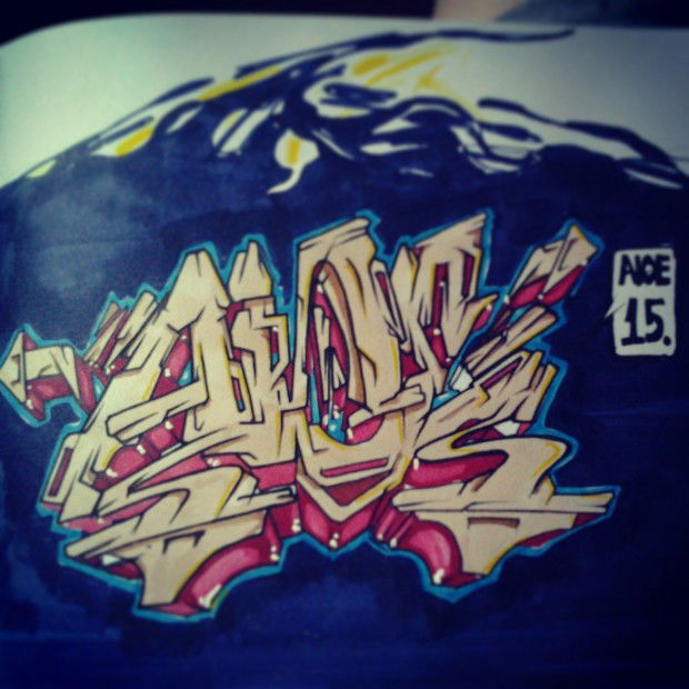 Graffiti Sketch - Photo by ALOE_FIFTEEN