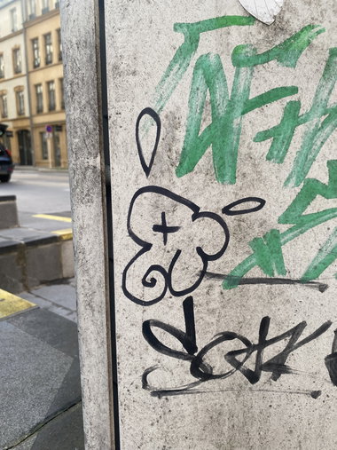 Graffiti Wall in Luxembourg - Photo by ALY1SZA