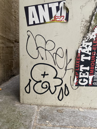 Graffiti Wall in Luxembourg - Photo by ALY1SZA