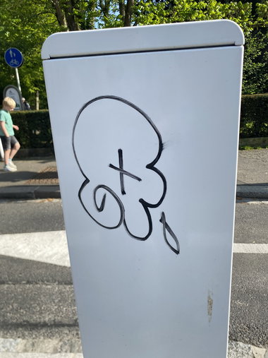 Graffiti Wall in Luxembourg - Photo by ALY1SZA