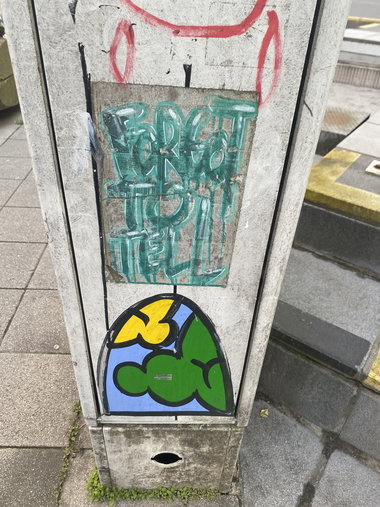 Graffiti Wall in Luxembourg - Photo by ALY1SZA