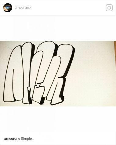 Graffiti Sketch in Turkey - Photo by AMEOR - throw, sketch, graffiti (2017)