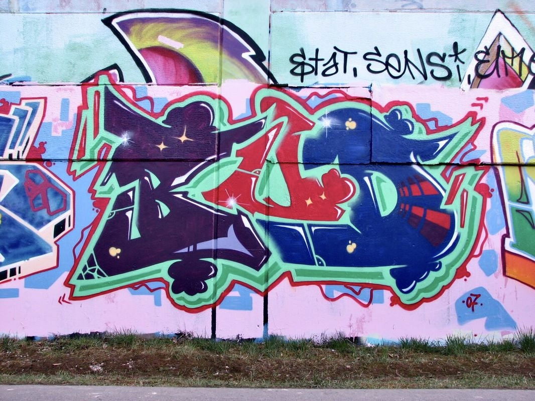 Graffiti Wall in Bayreuth - Photo by AMIDNIGHT - Bayreuth, BUD, MIKS
