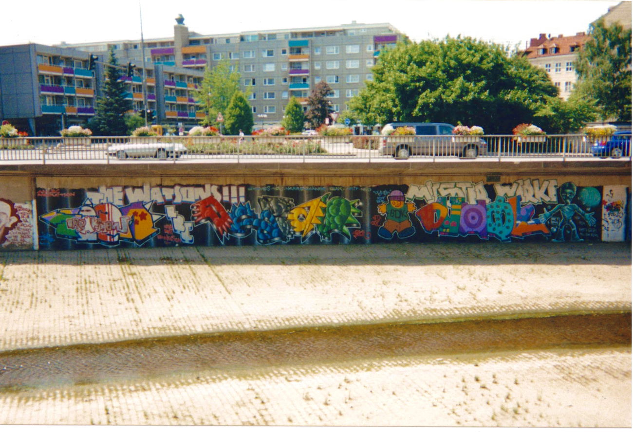 Graffiti Wall in Bayreuth - Photo by AMIDNIGHT - Bayreuth