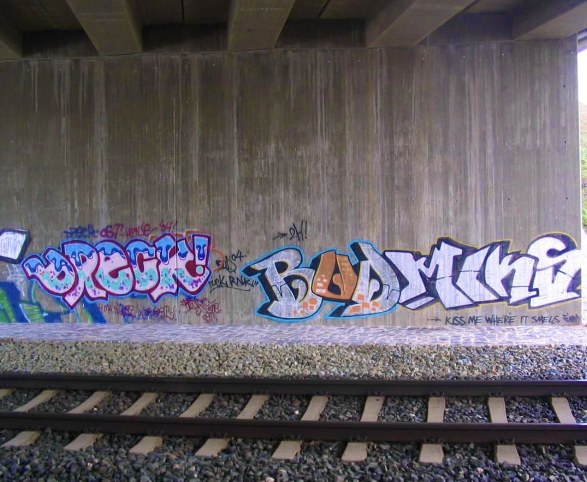 Graffiti Wall in Bayreuth - Photo by AMIDNIGHT - Bayreuth, dreck, bud