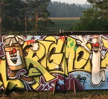 Graffiti Wall in Bayreuth - Photo by AMIDNIGHT - Bayreuth, RIGMO, 457