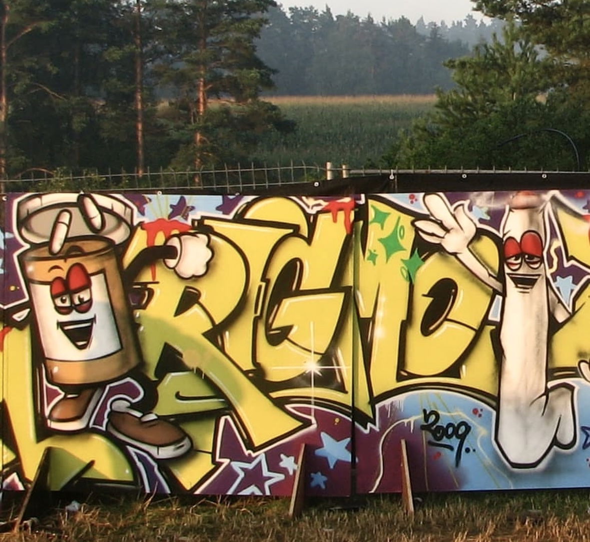 Graffiti Wall in Bayreuth - Photo by AMIDNIGHT - Bayreuth, RIGMO, 457