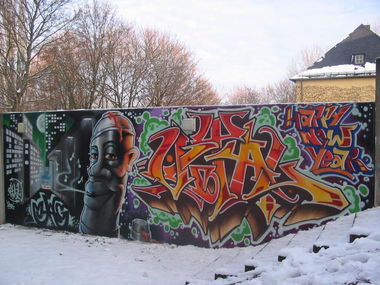 Graffiti Wall in Bayreuth - Photo by AMIDNIGHT - Bayreuth, 457