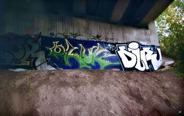 Graffiti Wall in Bayreuth - Photo by AMIDNIGHT - Phuk, Dir, Bayreuth