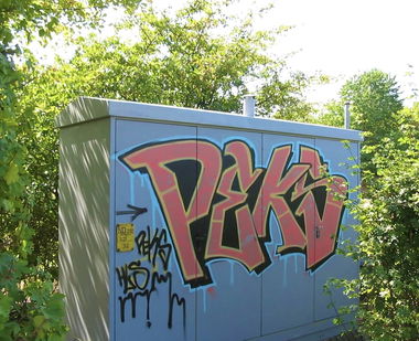 Graffiti Wall in Bayreuth - Photo by AMIDNIGHT - Bayreuth, peks, hls
