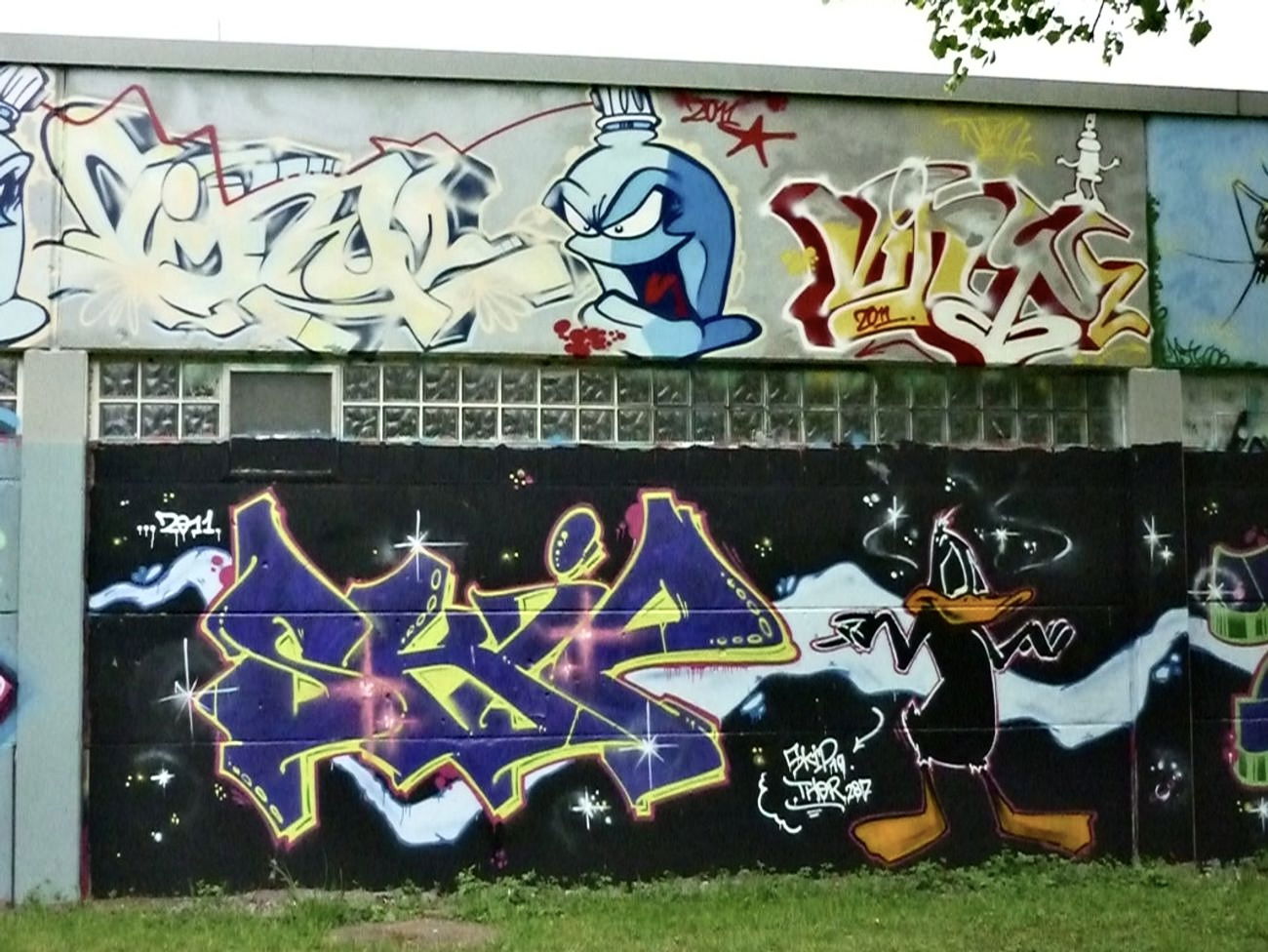 Graffiti Wall in Bayreuth - Photo by AMIDNIGHT - Bayreuth, Skip19, HLS