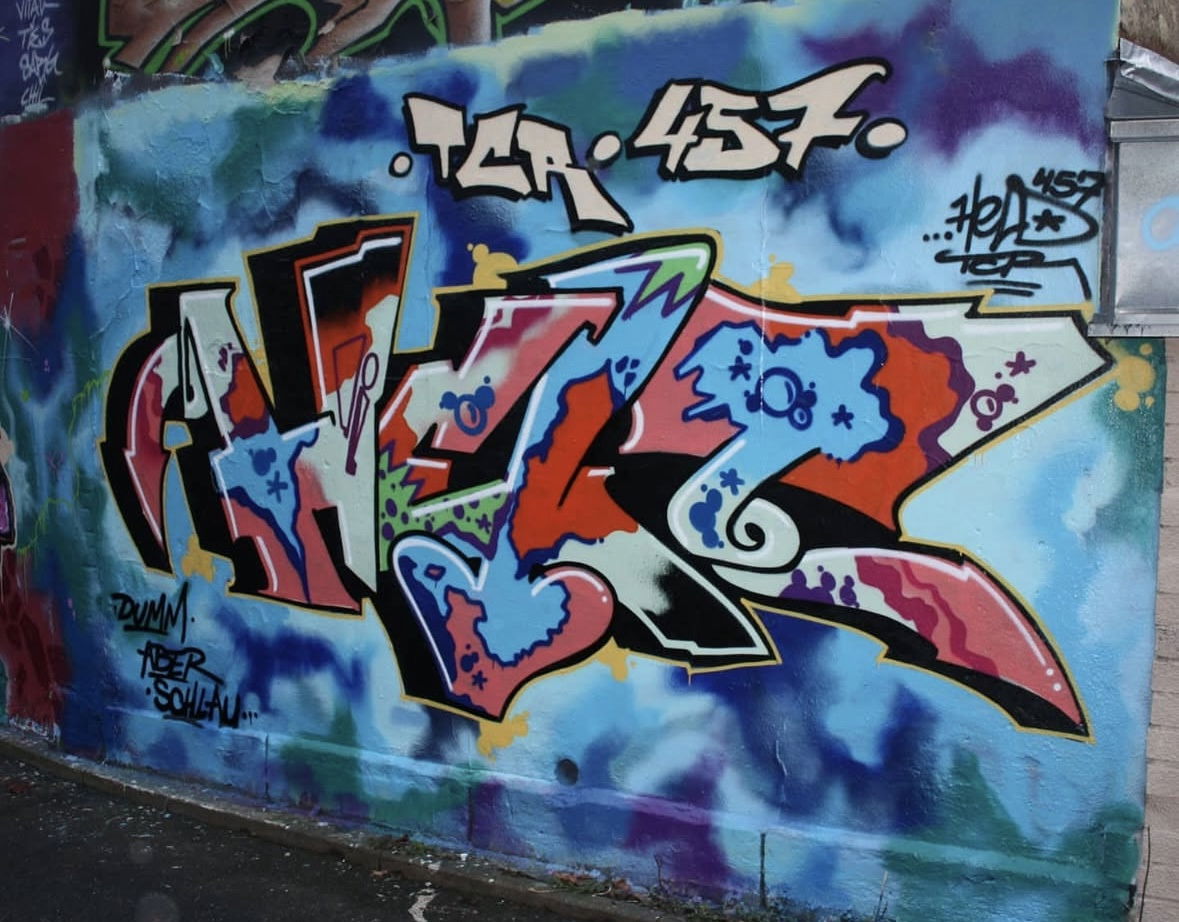 Graffiti Wall in Bayreuth - Photo by AMIDNIGHT - Bayreuth, held, 457