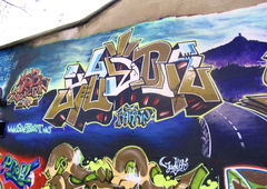 Graffiti Wall in Bayreuth - Photo by AMIDNIGHT - Bayreuth, Hall, Rosenau