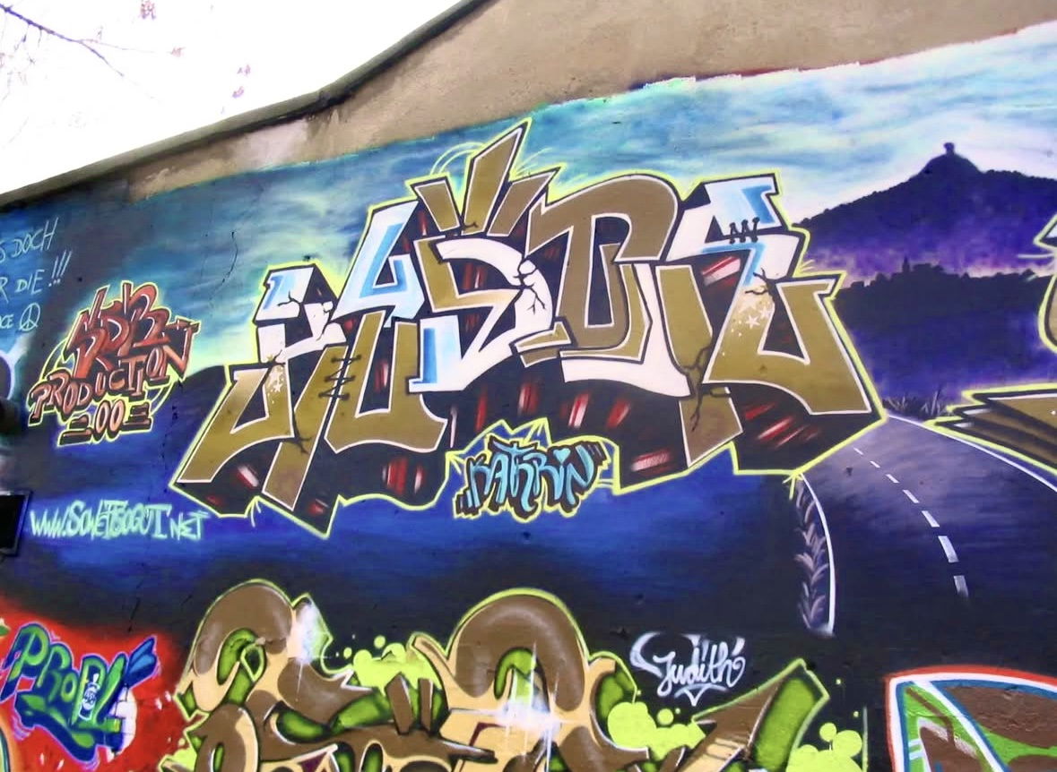 Graffiti Wall in Bayreuth - Photo by AMIDNIGHT - Bayreuth, Hall, Rosenau