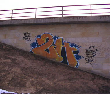 Graffiti Wall in Bayreuth - Photo by AMIDNIGHT - Bayreuth, 2H