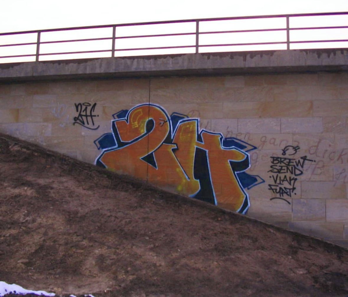 Graffiti Wall in Bayreuth - Photo by AMIDNIGHT - Bayreuth, 2H