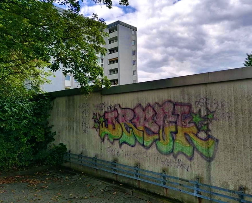 Graffiti Wall in Bayreuth - Photo by AMIDNIGHT - Bayreuth, DRECK, 2H