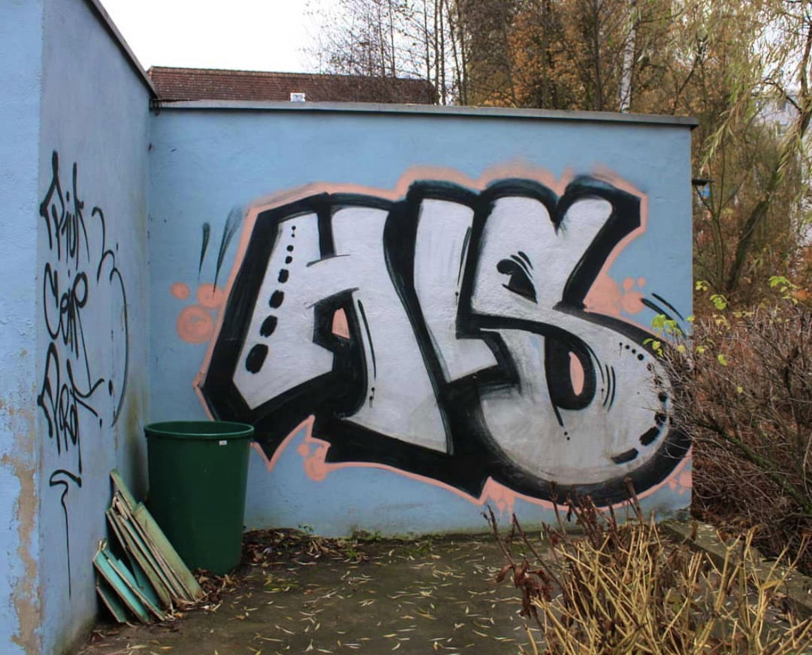 Graffiti Wall in Bayreuth - Photo by AMIDNIGHT - Bayreuth, hls