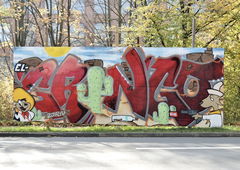 Graffiti Wall in Bayreuth - Photo by AMIDNIGHT - ZORN, SAYN