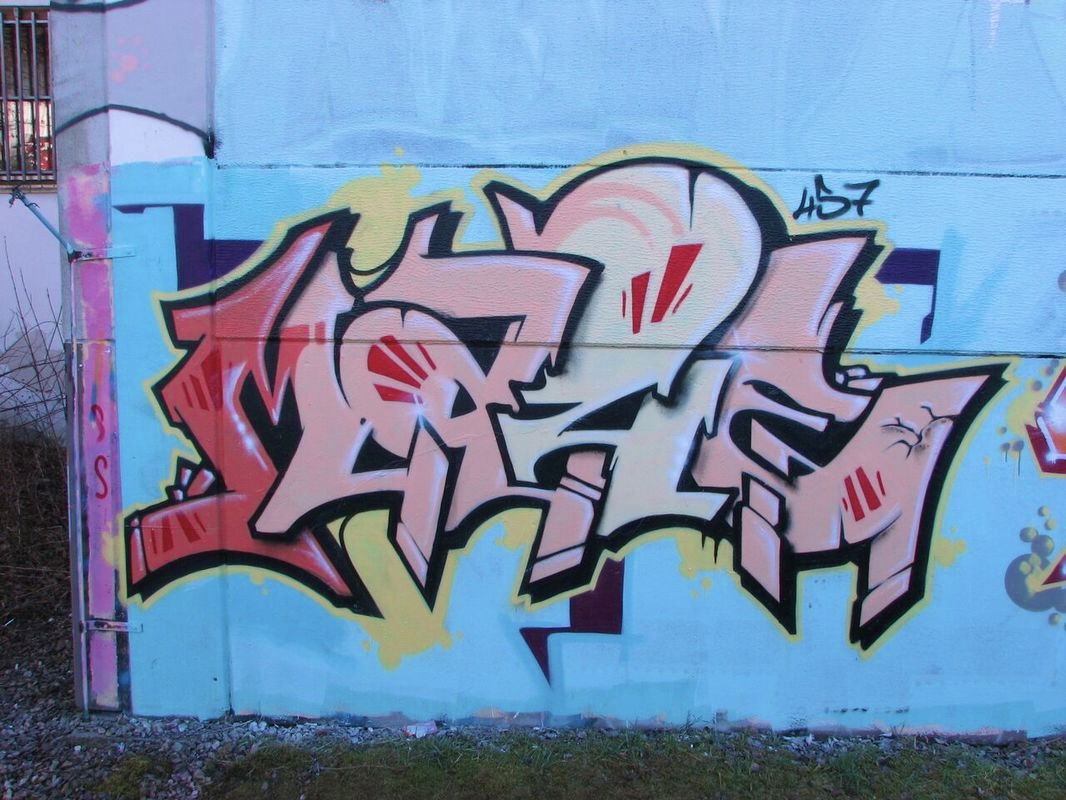Graffiti Wall in Bayreuth - Photo by AMIDNIGHT - Bayreuth, Mase, 457