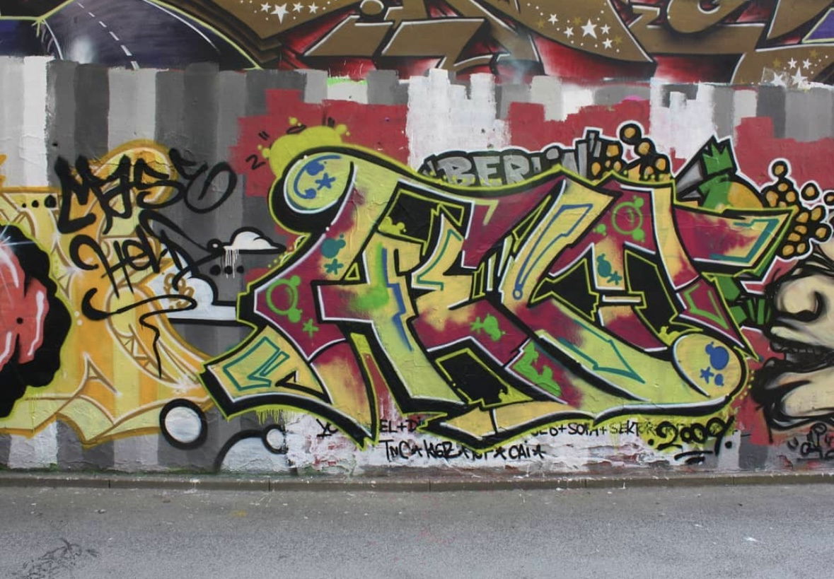 Graffiti Wall in Bayreuth - Photo by AMIDNIGHT - Bayreuth, held, 457