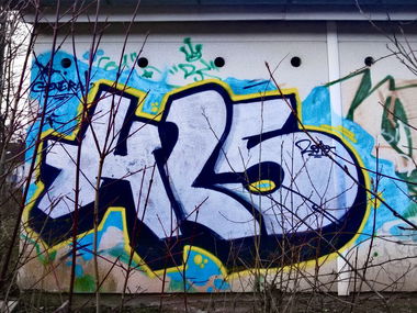 Graffiti Wall in Bayreuth - Photo by AMIDNIGHT - Bayreuth, HLS