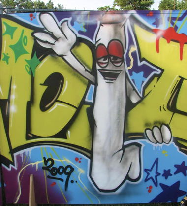 Graffiti Wall in Bayreuth - Photo by AMIDNIGHT - Bayreuth, 457