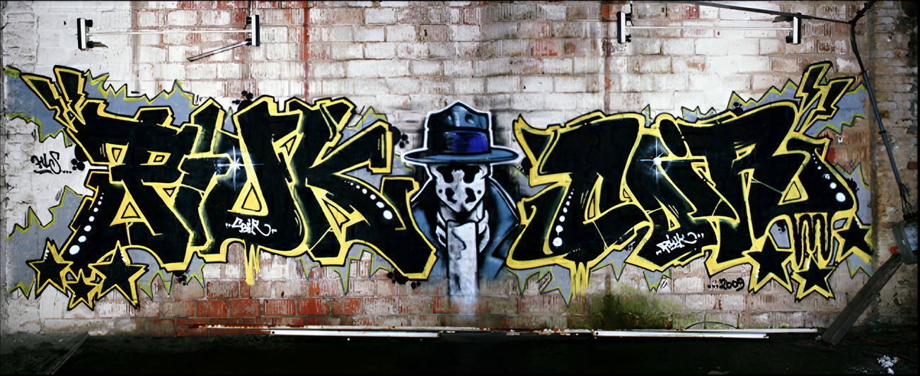 Graffiti Wall in Bayreuth - Photo by AMIDNIGHT - Bayreuth, HLS, PIUK