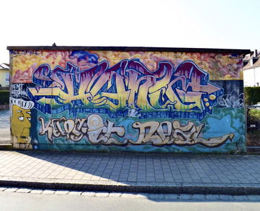 Graffiti Wall in Bayreuth - Photo by AMIDNIGHT - Honig, Bayreuth