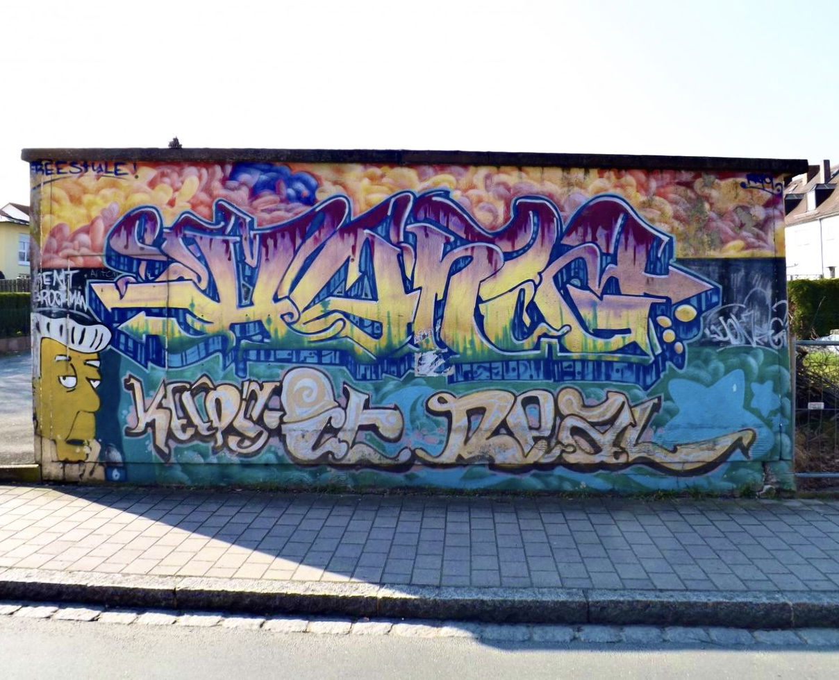 Graffiti Wall in Bayreuth - Photo by AMIDNIGHT - Honig, Bayreuth