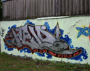 Graffiti Wall in Bayreuth - Photo by AMIDNIGHT - Bayreuth, HELD, 457
