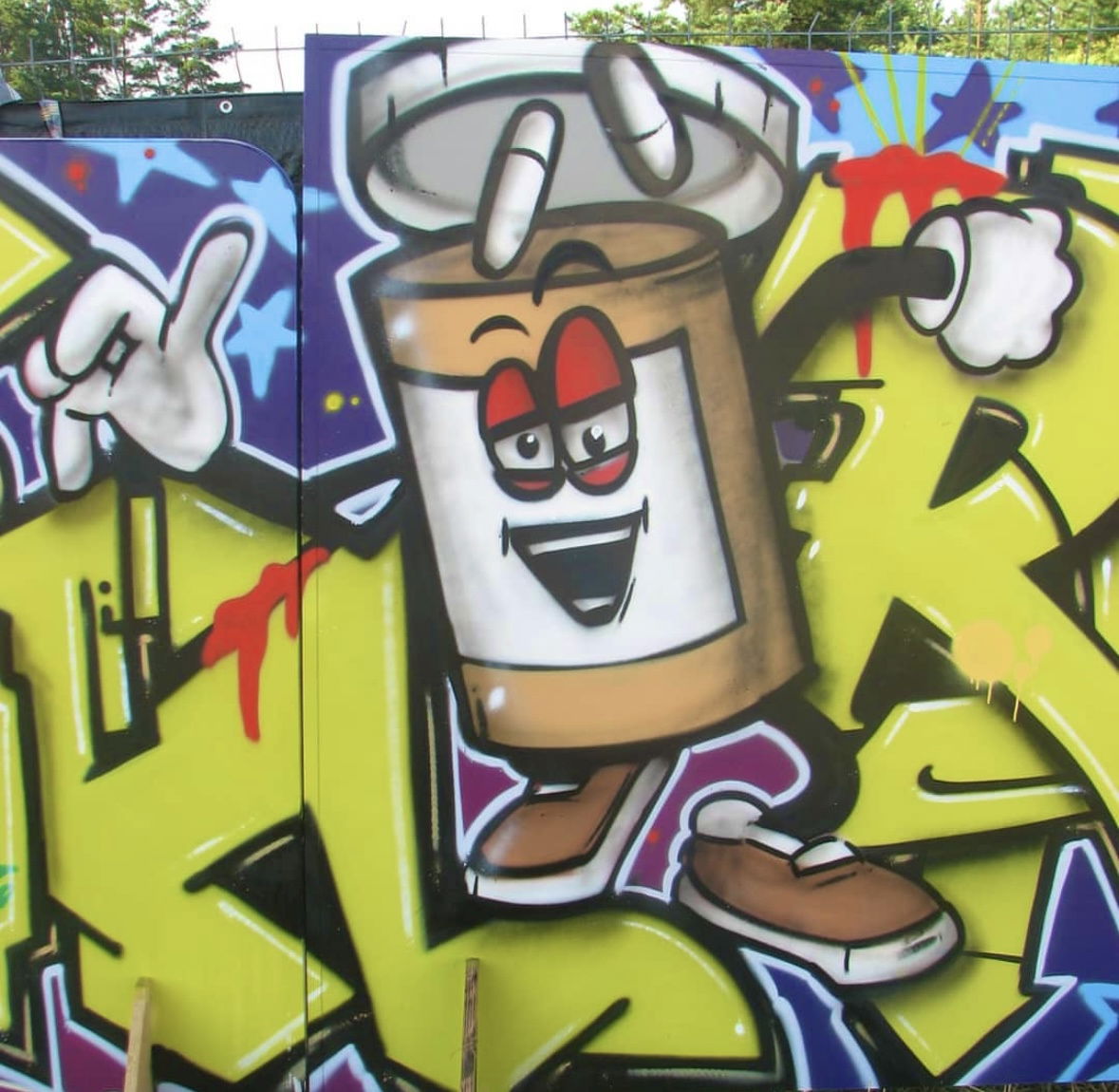 Graffiti Wall in Bayreuth - Photo by AMIDNIGHT - Bayreuth, 457