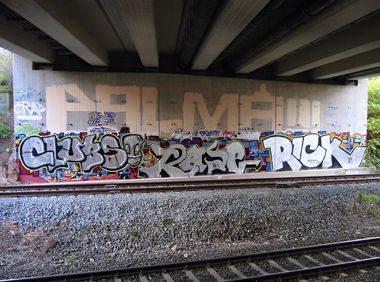 Graffiti Wall in Bayreuth - Photo by AMIDNIGHT - CLUBS, HLS, RICK