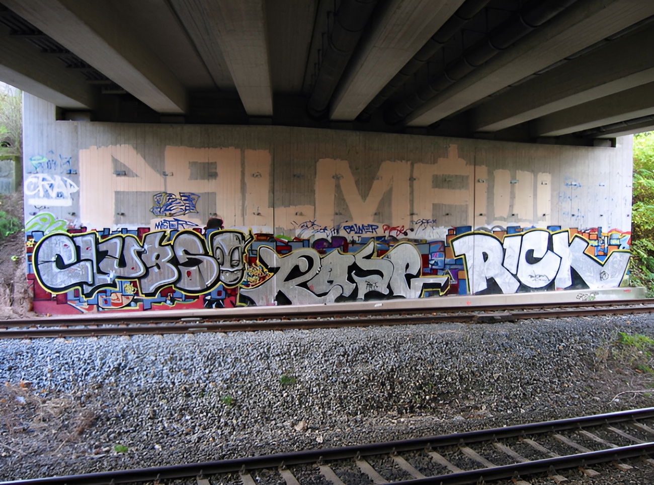 Graffiti Wall in Bayreuth - Photo by AMIDNIGHT - CLUBS, HLS, RICK