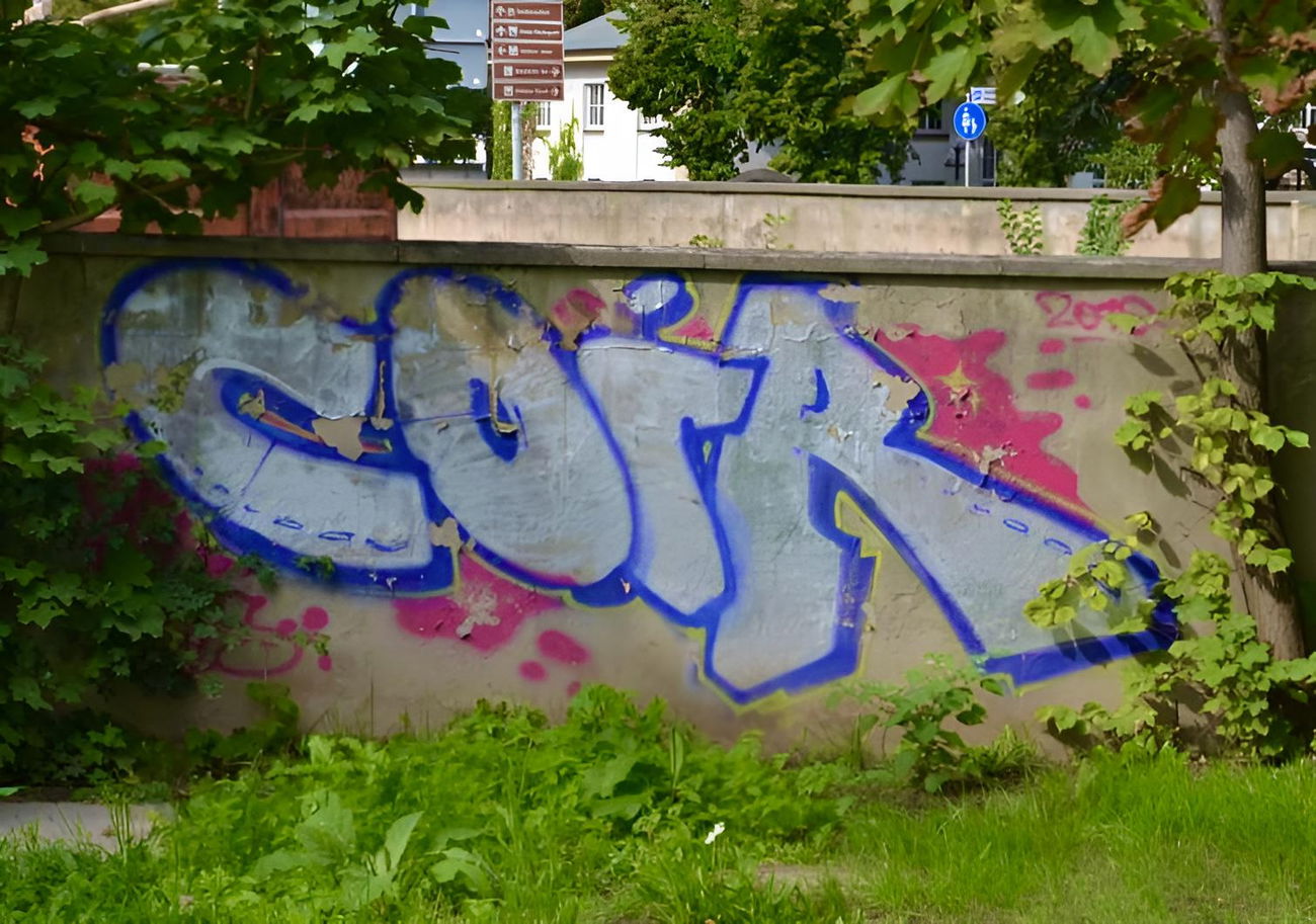 Graffiti Wall in Bayreuth - Photo by AMIDNIGHT - Bayreuth, coir, hls
