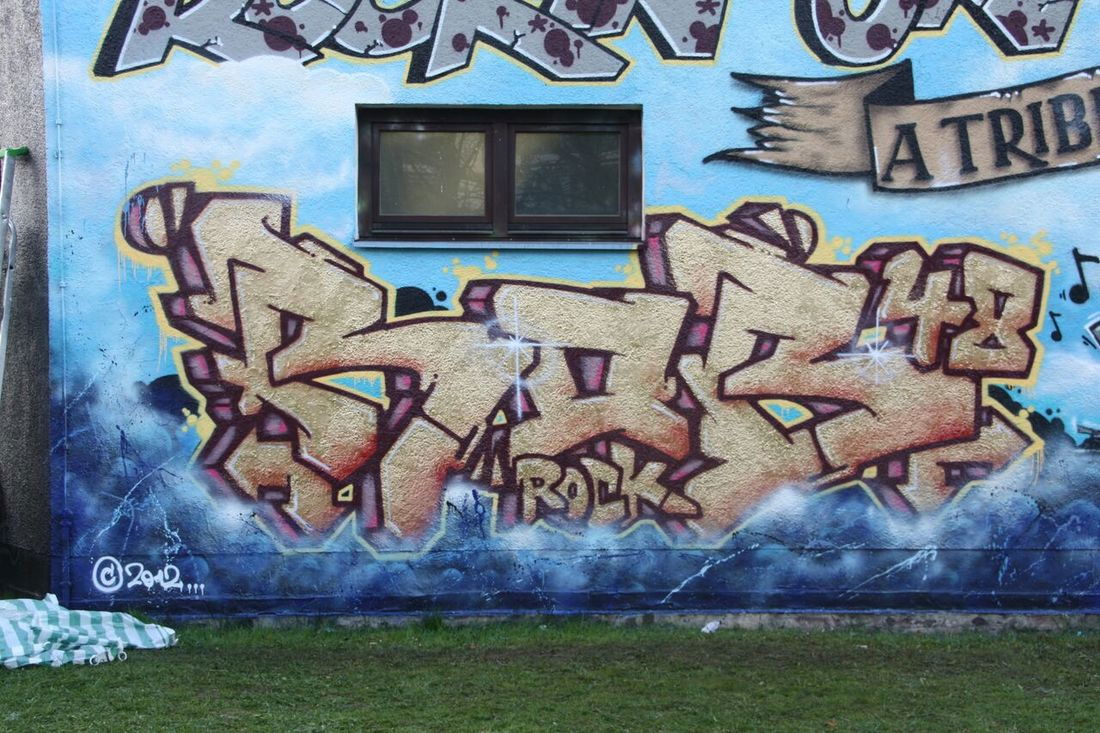 Graffiti Wall in Bayreuth - Photo by AMIDNIGHT - RIP, ROB, /
