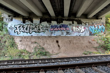 Graffiti Wall in Bayreuth - Photo by AMIDNIGHT - HLS, Bayreuth, KUSH