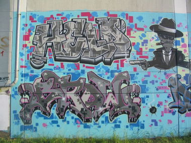 Graffiti Wall in Bayreuth - Photo by AMIDNIGHT - HELD, DEKOR, MASE